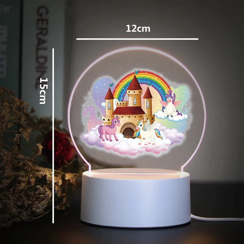 Veilleuse LED 3D Château de Princesse pour Enfant 12
