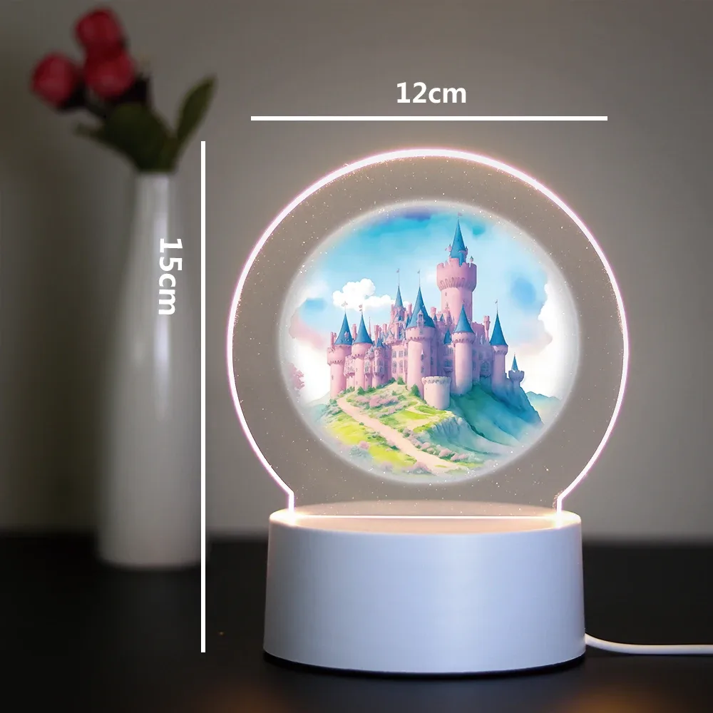 Veilleuse LED 3D Château de Princesse pour Enfant 15