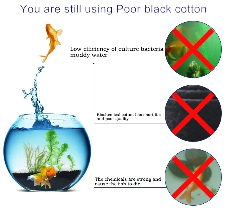 Éponge filtrante biochimique pour aquarium - Image 4