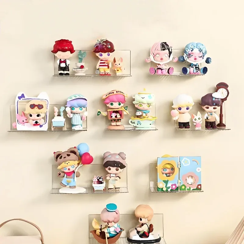 Présentoir mural adhésif en acrylique transparent pour figurines et objets de collection - Image 2