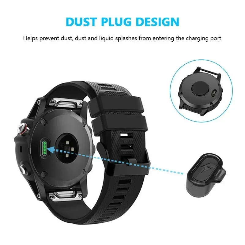 Bouchons anti-poussière pour port de charge Garmin Fenix 7/6/5 et Forerunner 965/945/645/255 - Image 2