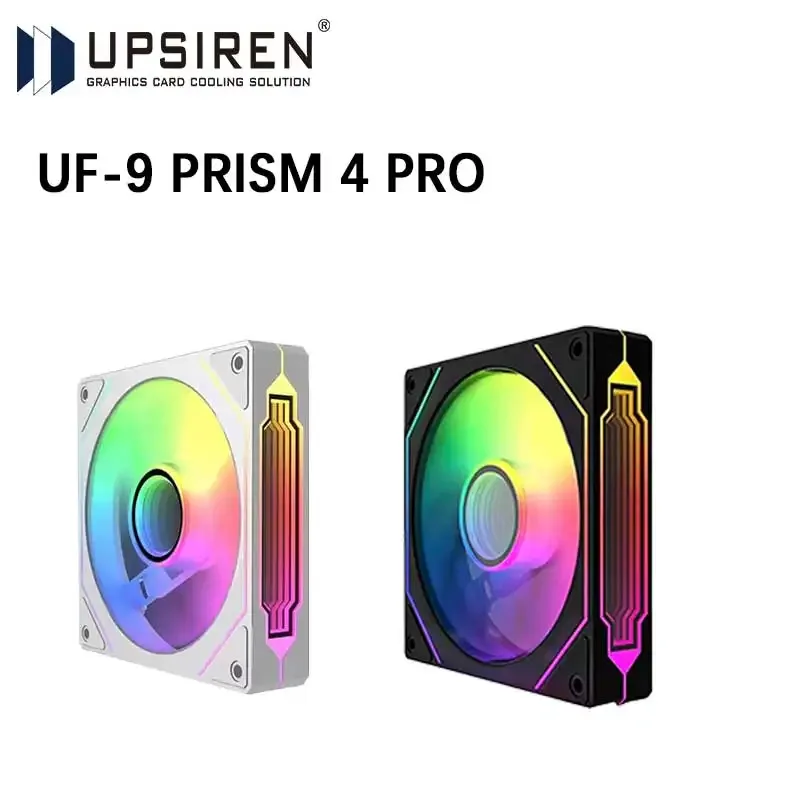 UPSIREN UF-9 ISM 4 PRO Ventilateur de Boîtier 92mm ARGB PWM Silencieux (800-2500 RPM) - Image 1