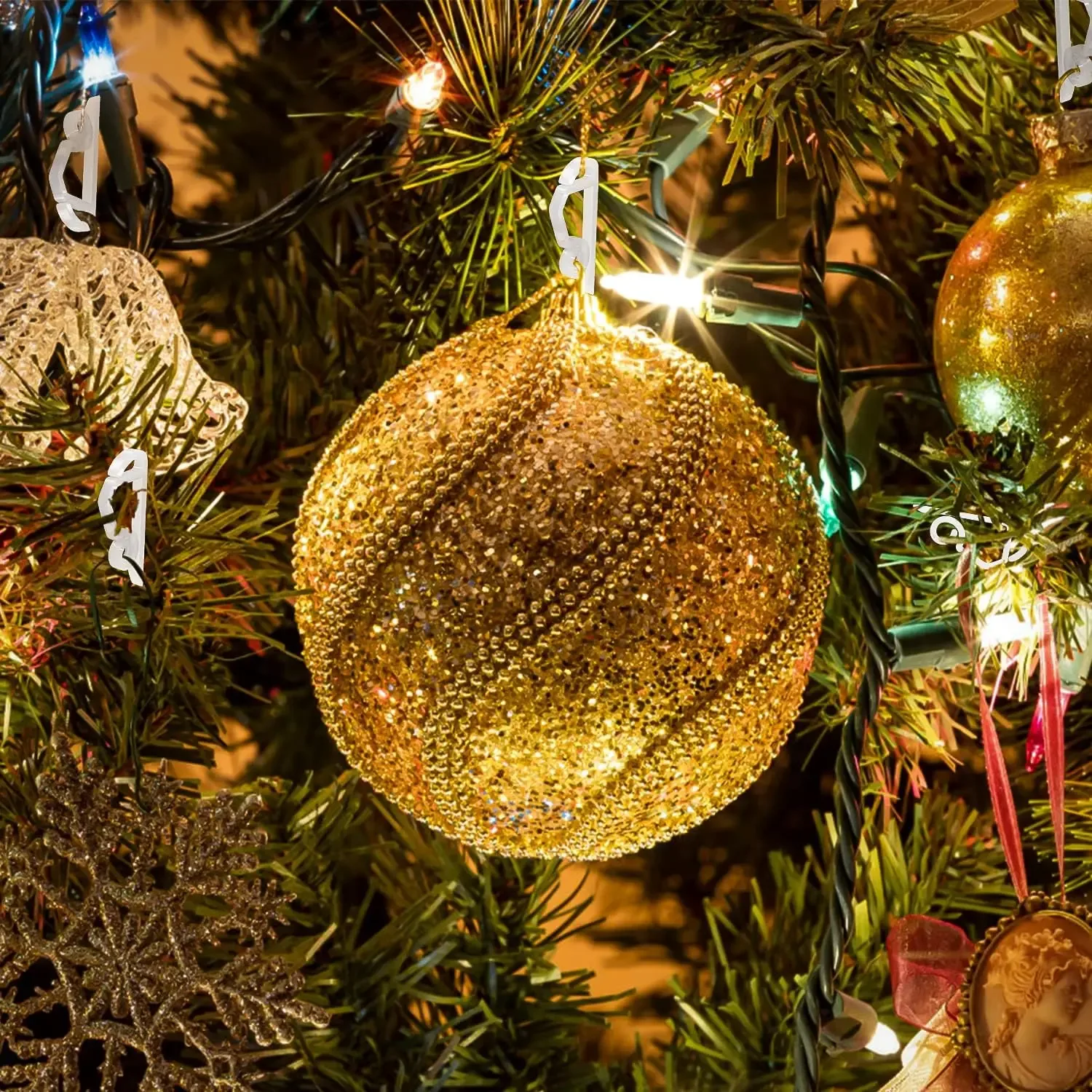 Crochets de gouttière extérieurs pour guirlandes lumineuses de Noël - Image 5