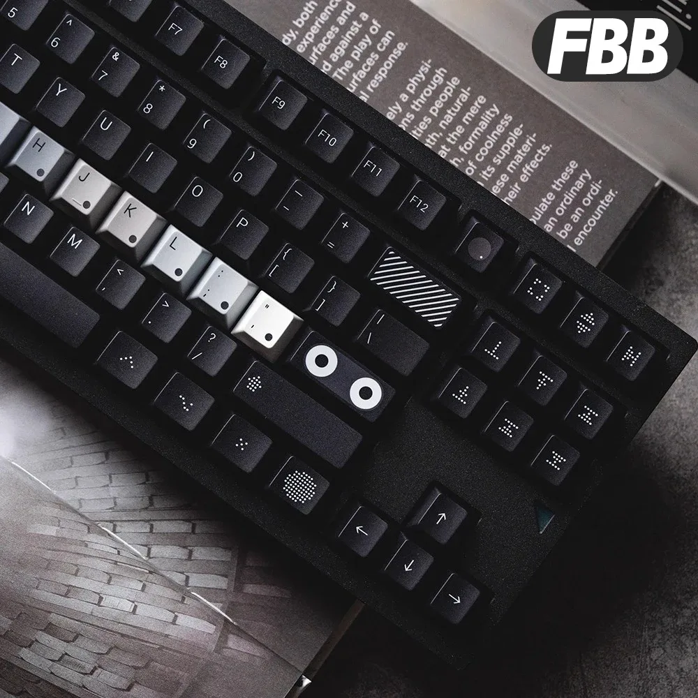 Touches de clavier FBB Thème OPXY en PBT à sublimation pour switches Cherry MX - Image 1