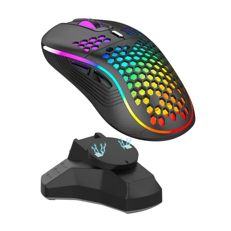 Station de charge pour souris sans fil compatible Logitech PRO X Superlight 1/2, G Pro Wireless et Razer Viper/Naga/Basilisk Ultimate - Image 5