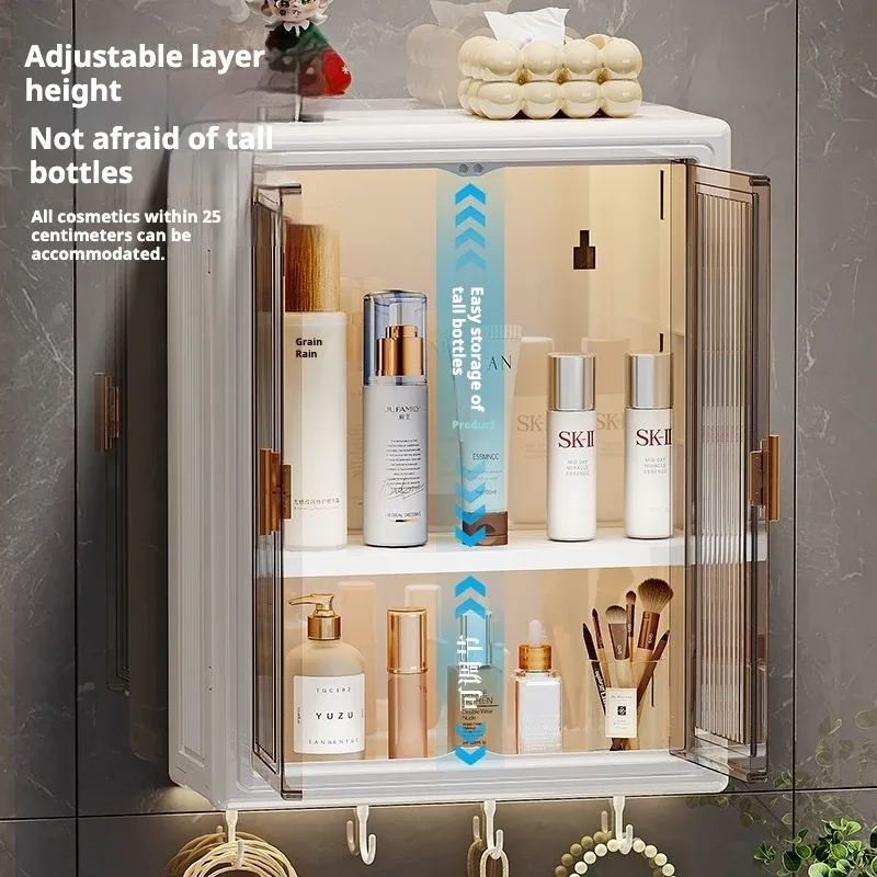 Étagère murale de salle de bain magnétique sans perçage - Image 4