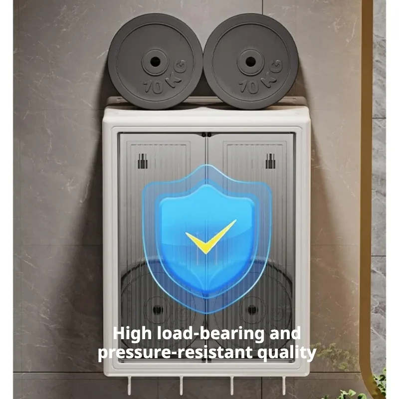 Étagère murale de salle de bain magnétique sans perçage - Image 5