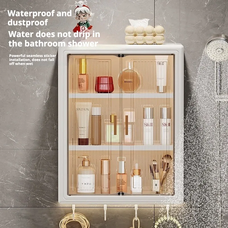 Étagère murale de salle de bain magnétique sans perçage - Image 3