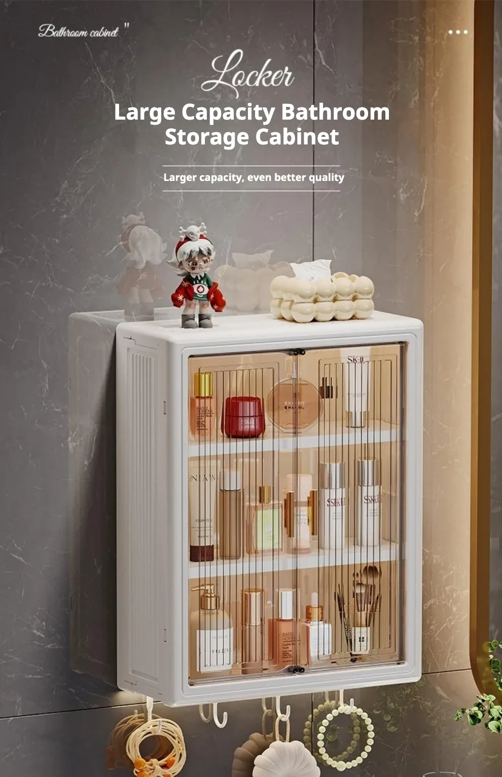 Étagère de salle de bain design