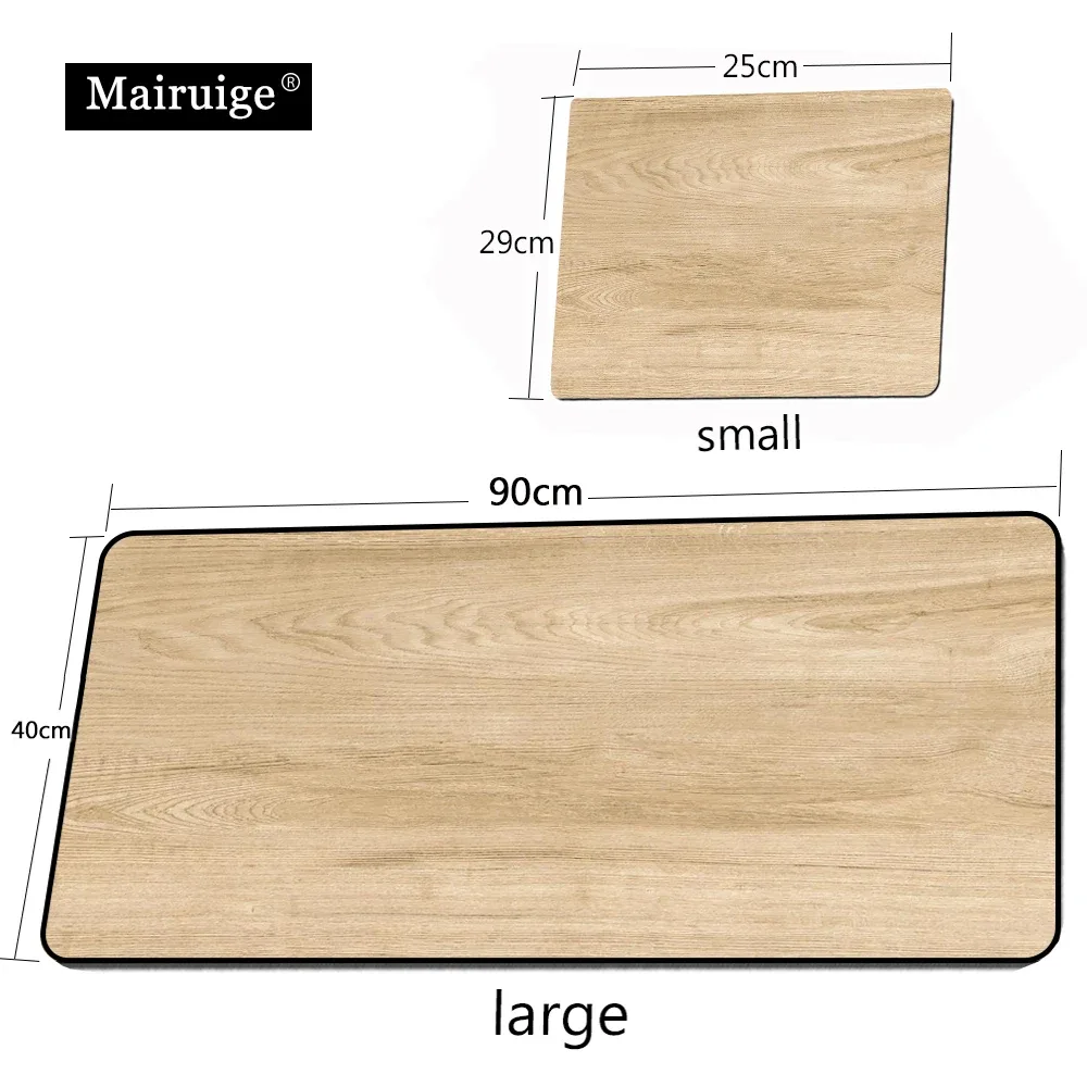 Tapis de souris XXL - Motif bois texturé 15