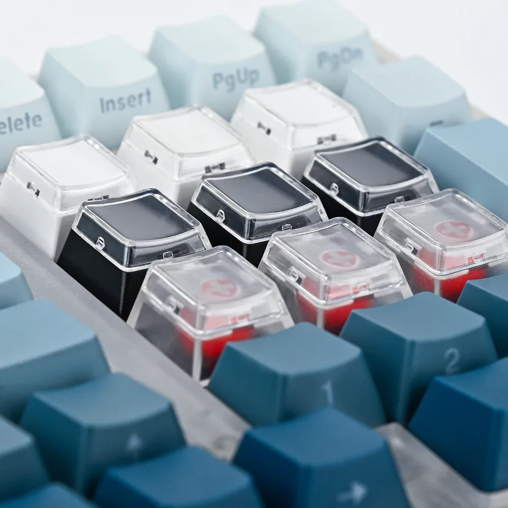 Touches de clavier personnalisables avec couvercle transparent (Lot de 12/24) - Image 5