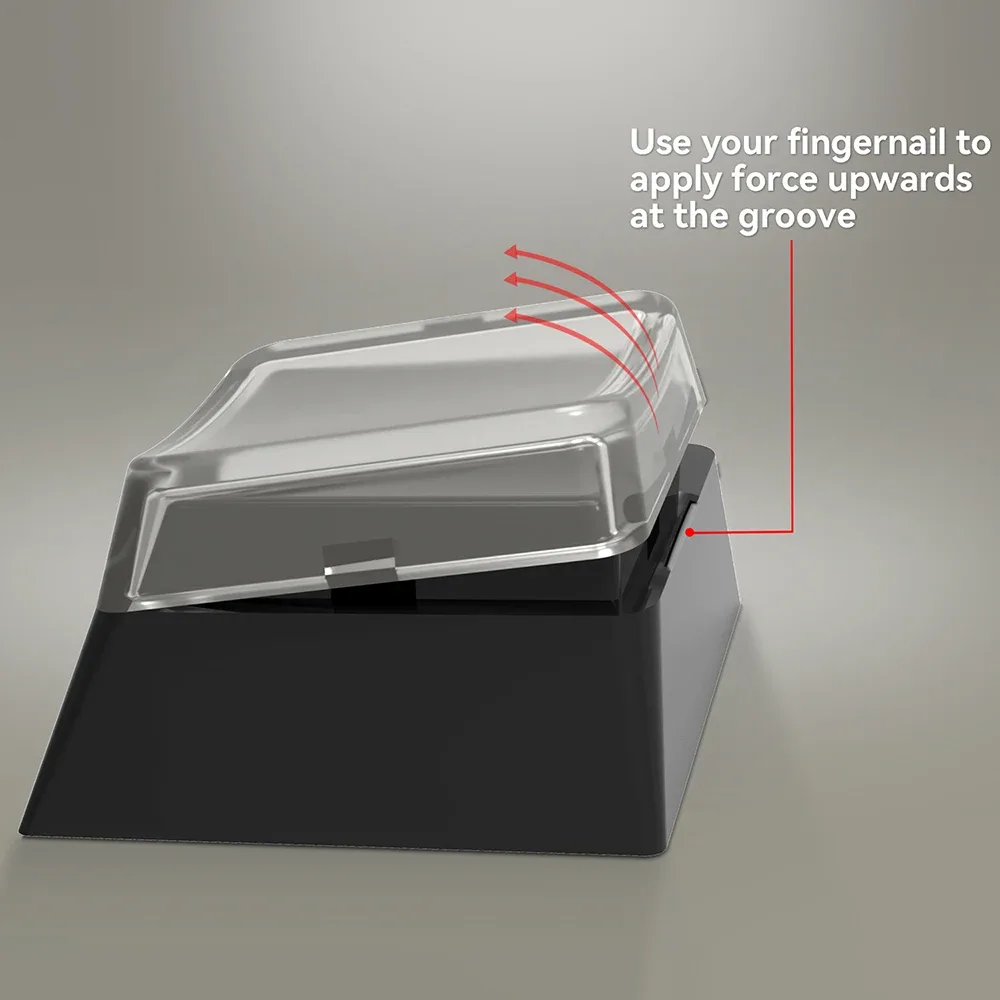 Touches de clavier personnalisables avec couvercle transparent (Lot de 12/24) - Image 2