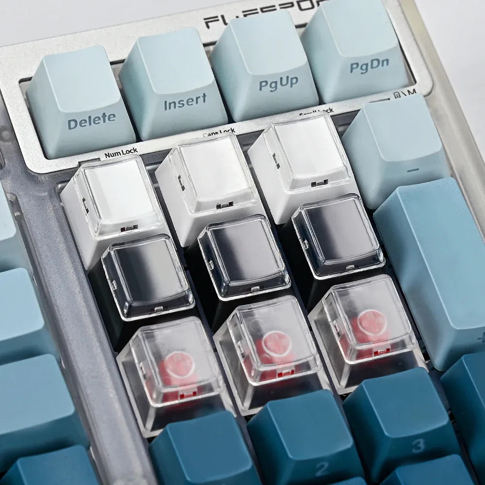 Touches de clavier personnalisables avec couvercle transparent (Lot de 12/24) - Image 4