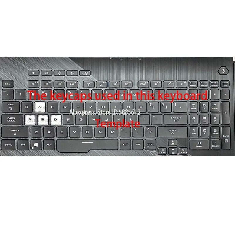 Touches de remplacement, clips et charnières pour Asus TUF Gaming F15 F17 FX506 FA506 FX706 FA706 - Image 2