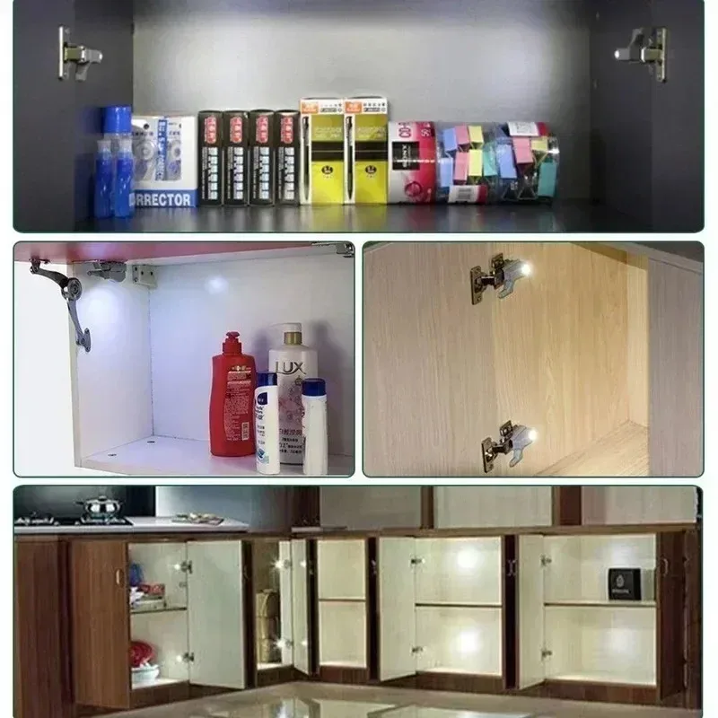 Lampes LED pour charnières de placard avec capteur automatique 5