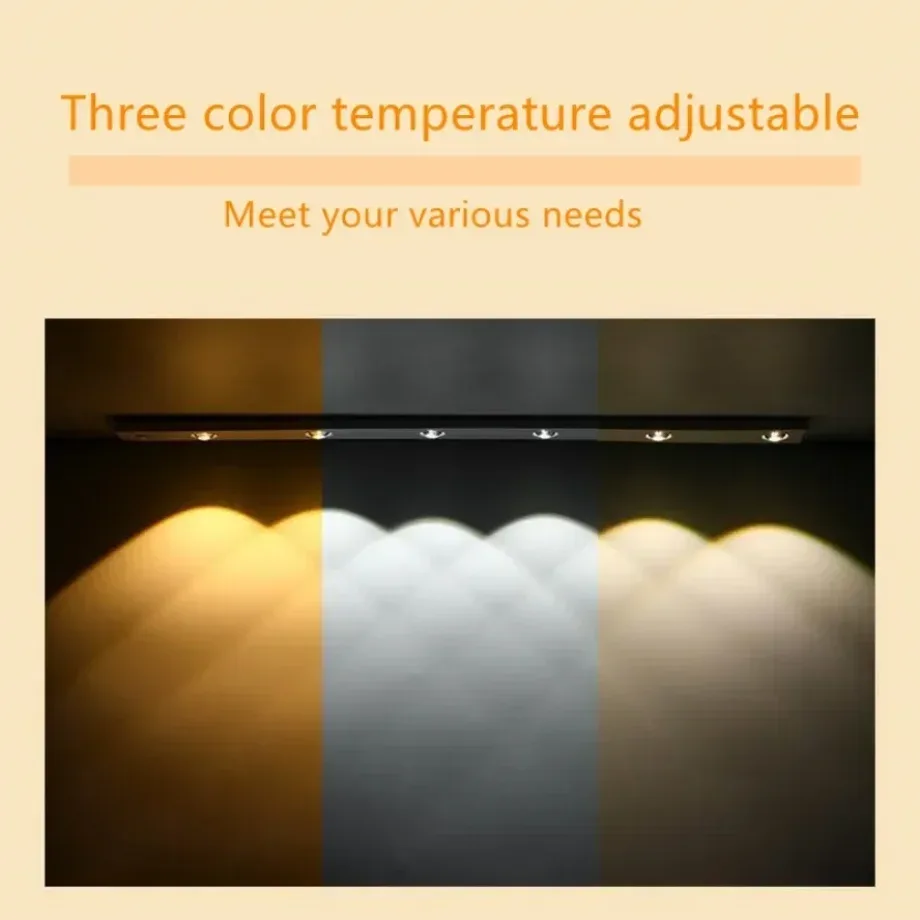 Réglette LED rechargeable avec détecteur de mouvement et intensité variable - Image 3