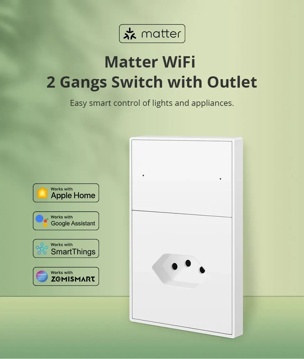 Zemismart Matter Socket Display