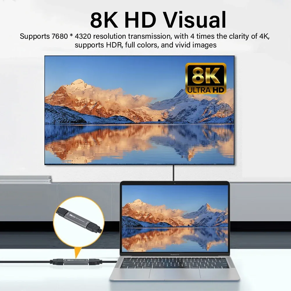 Amplificateur Répéteur HDMI 8K - Extension de Signal 30m - HDMI 2.1 HDR Dolby - Image 3