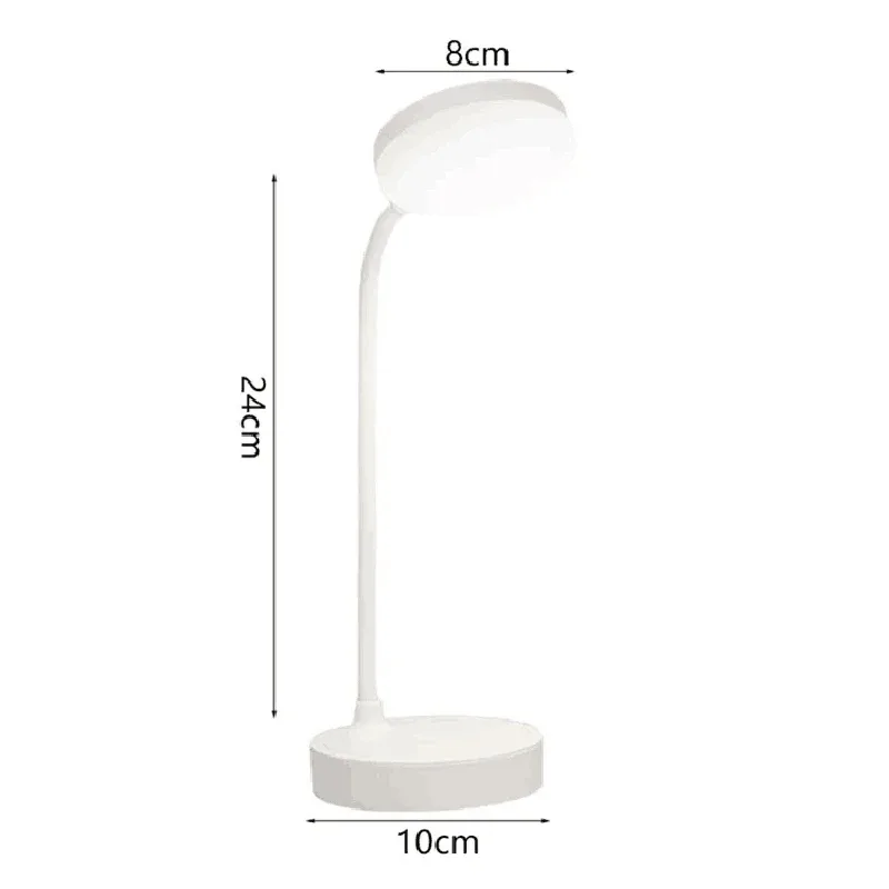 Lampe de table LED rechargeable avec port USB et 3 modes de luminosité - Image 6