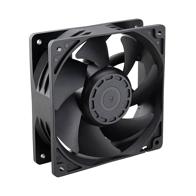 Ventilateur de refroidissement Gsie Time 12V DC, 120x38mm, Roulement à billes, Sans balais, 4500 tr/min, 2 broches - Image 2