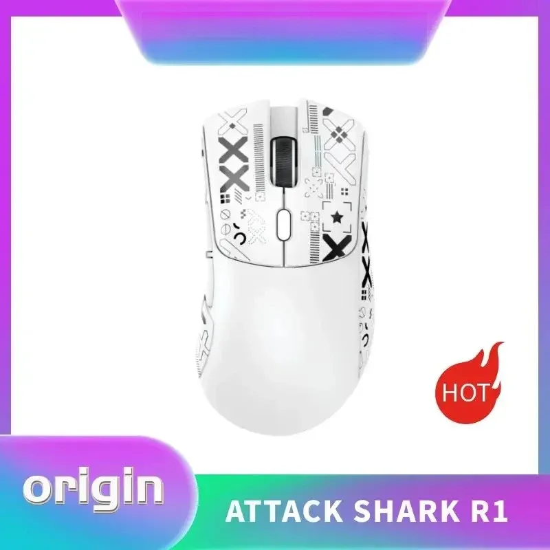 Attack Shark R1 - Souris Gamer Ergonomique Sans Fil et Filaire 18 000 DPI - Image 1