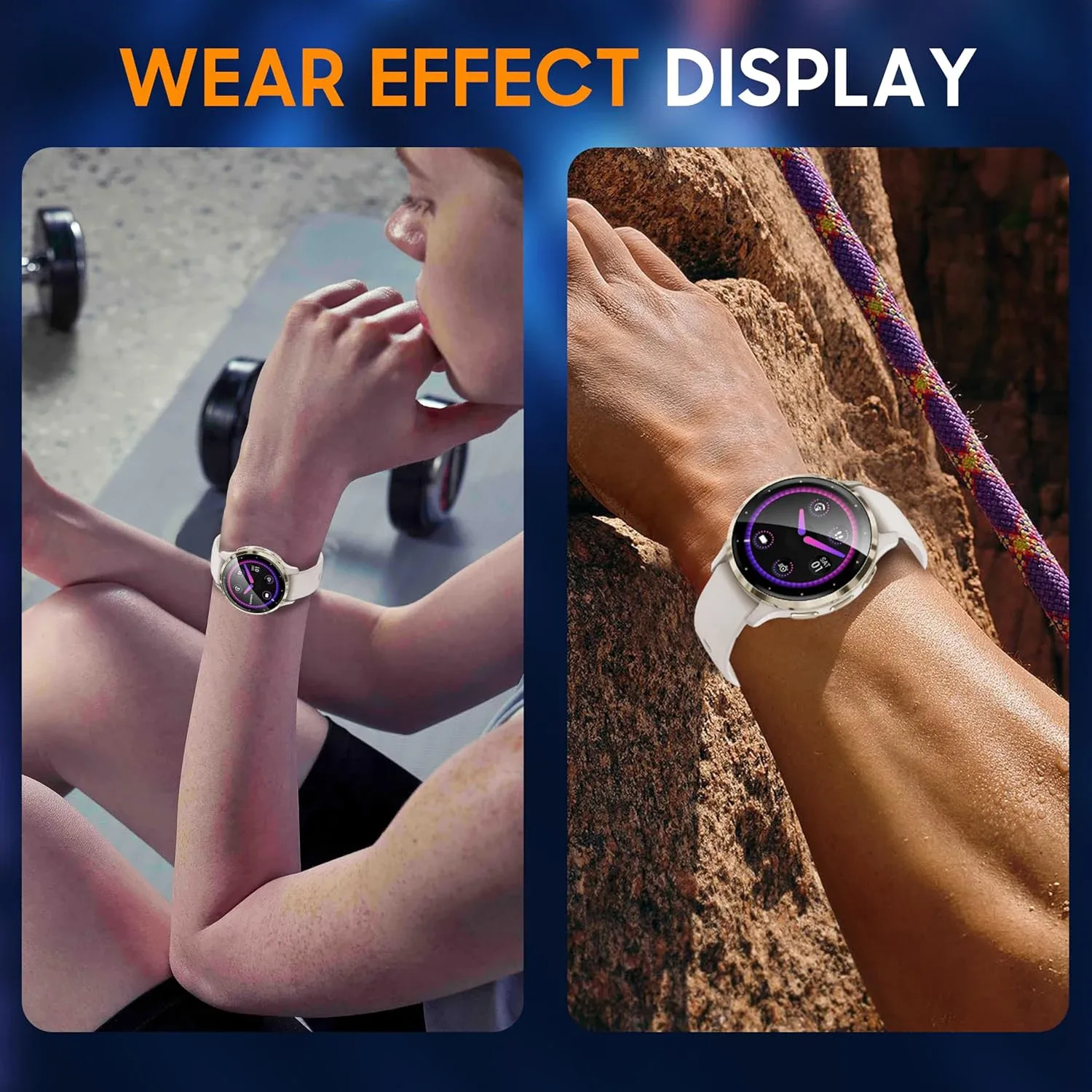 Film de protection d'écran flexible HD pour Garmin Venu 4 (41/45mm) - Anti-rayures - Image 6
