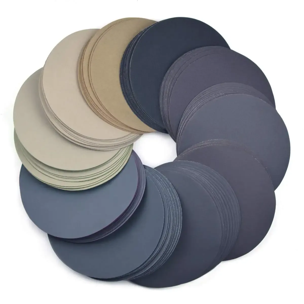 Disques abrasifs assortis