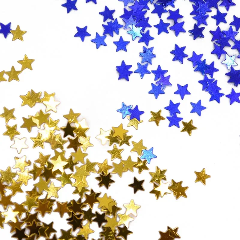 Confettis de table étoiles en acrylique (Or et Argent) - 15 g - Image 3