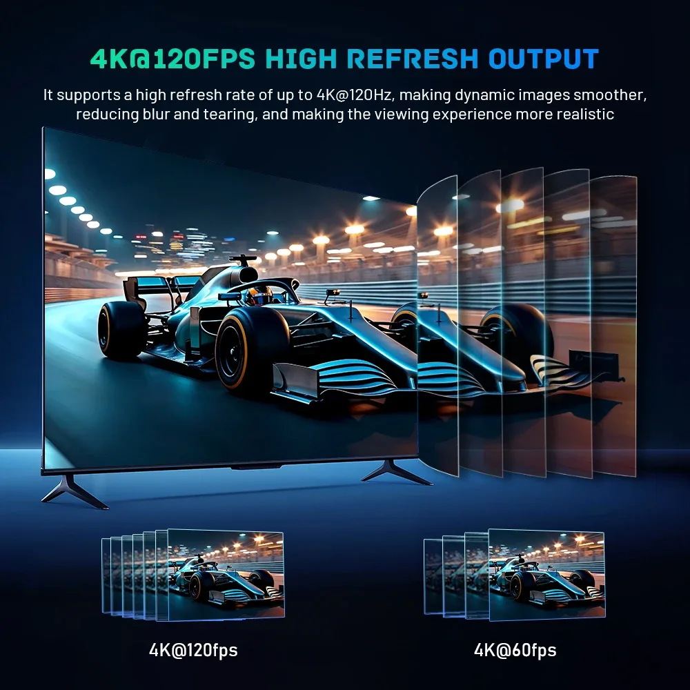Boîtier TV Android 8K KINHANK K9 - Amlogic S928X-K, 4 Go / 64 Go, Dolby Vision & Atmos, HDR10+, WiFi 6, Lecteur Multimédia ISO BDMV - Image 6