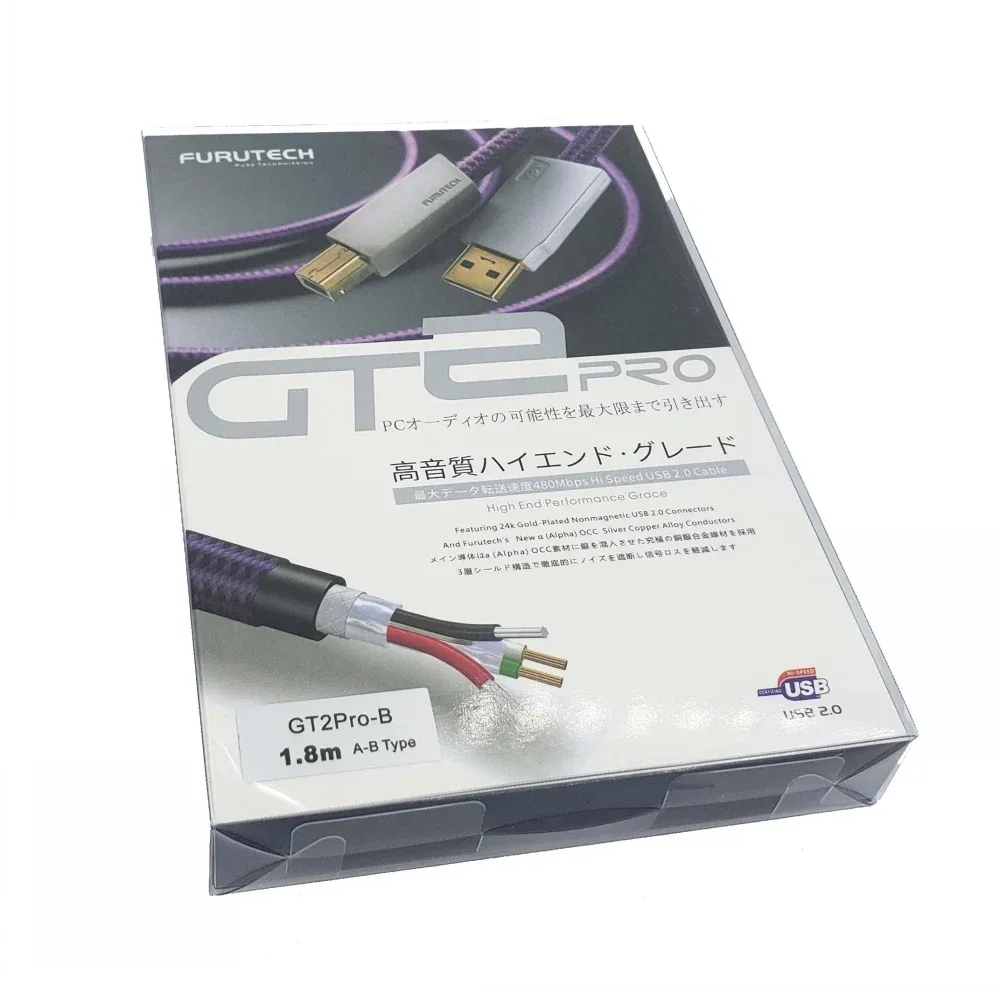Câble USB Audio Hi-Fi Furutech GT2Pro-B (Type A-B) - Image 2