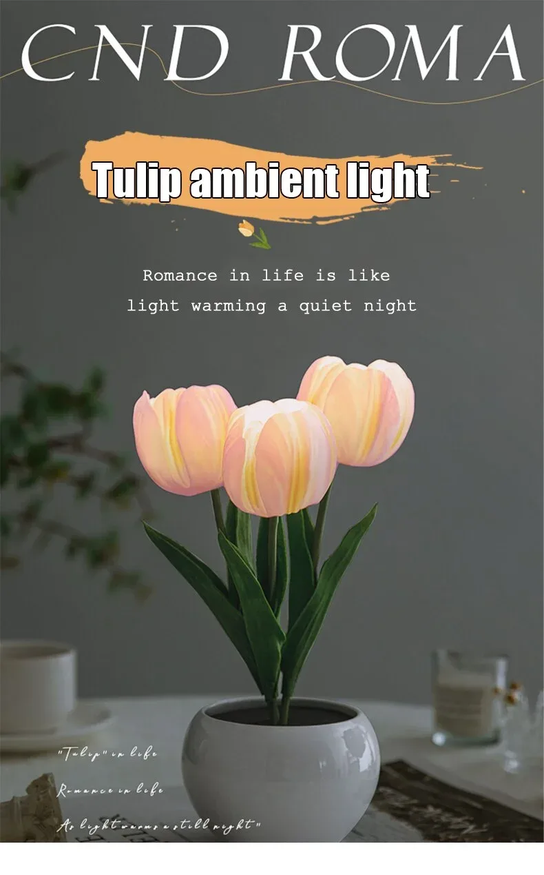 Détail Tulipe LED