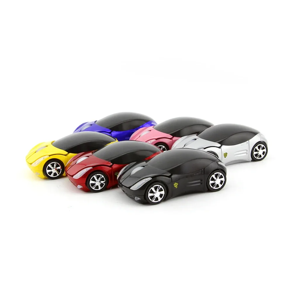 Souris optique sans fil en forme de voiture, ergonomique et silencieuse - Image 5