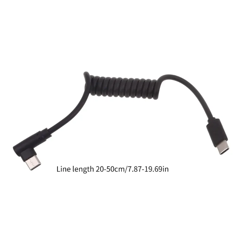 Câble USB-C spiralé haute vitesse - 10 Gbps - 3A - Image 6