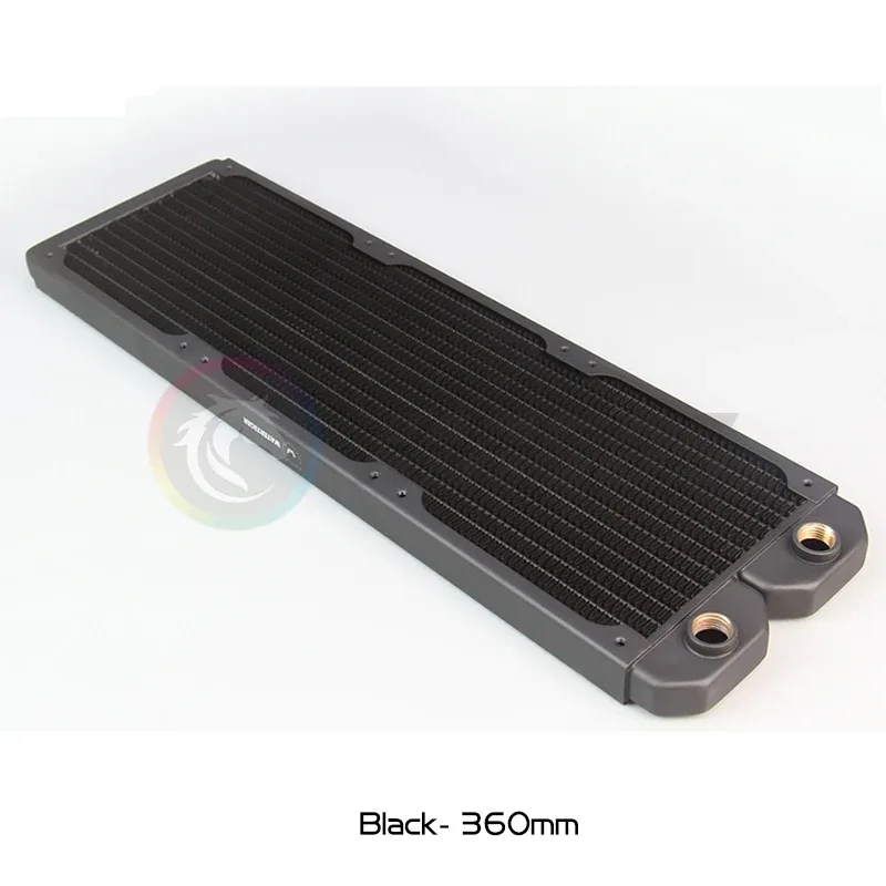 Radiateur de refroidissement liquide 360mm ultra-mince (20mm) en cuivre, 14 FPI - Image 4