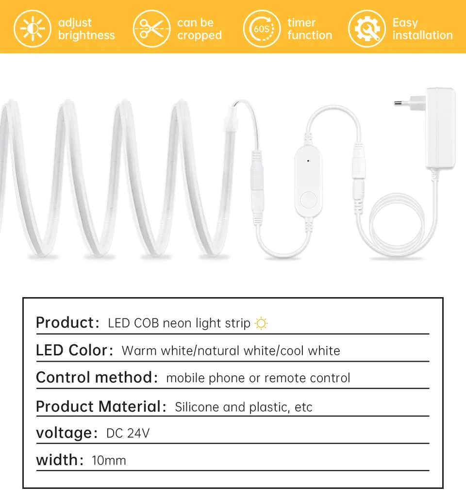 Détails techniques ruban LED