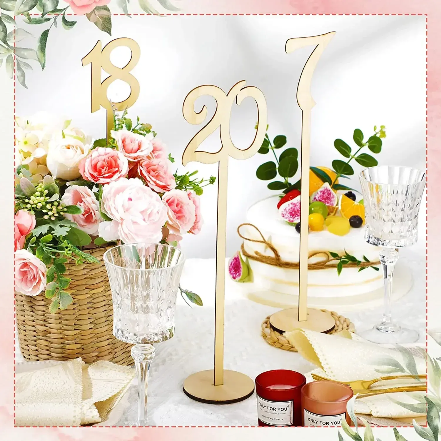 Décoration de table élégante