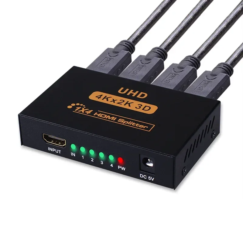 Répartiteur HDMI 1x4 4K - 1 Entrée 4 Sorties - Image 1