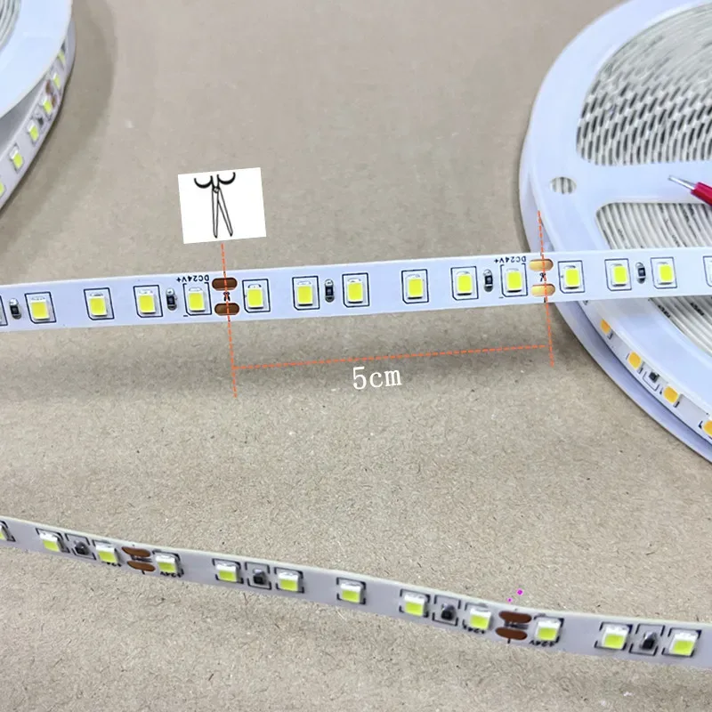 Ruban LED 2835 24V 10m 120 LED/m IP20 8mm - Plusieurs couleurs au choix 4