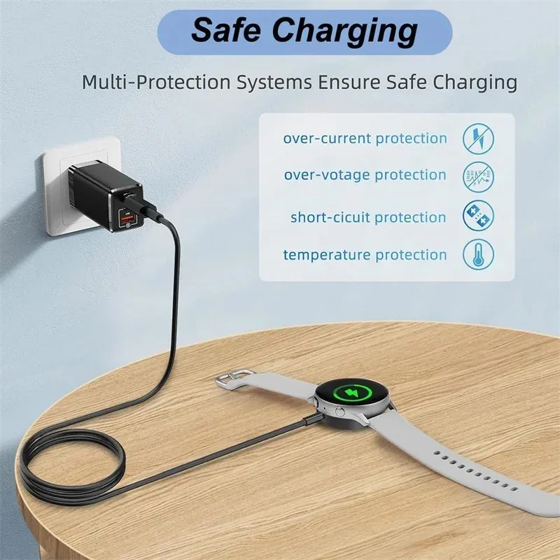 Chargeur Rapide USB-C pour Samsung Galaxy Watch (Séries 3, 4, 5, 6, 7, Pro, Active) - Image 6