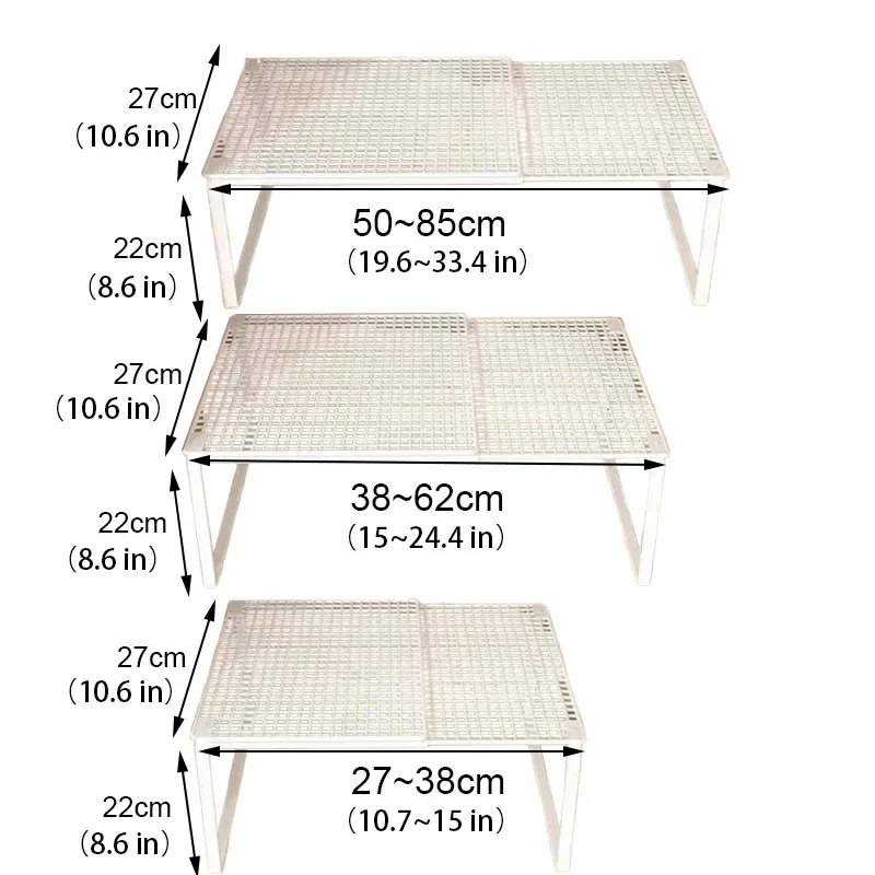 Étagère de rangement empilable et modulable pour garde-robe - Image 6
