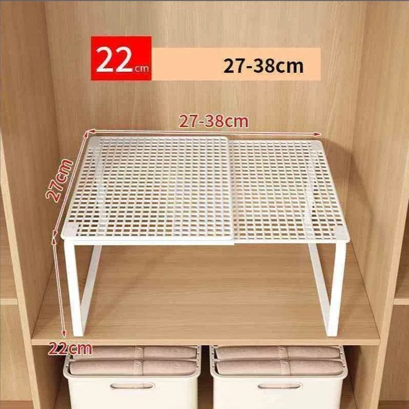 Étagère de rangement empilable et modulable pour garde-robe 10
