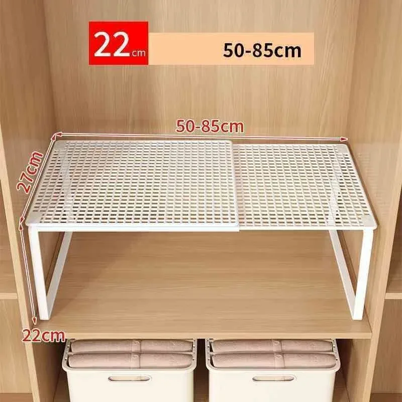 Étagère de rangement empilable et modulable pour garde-robe 12