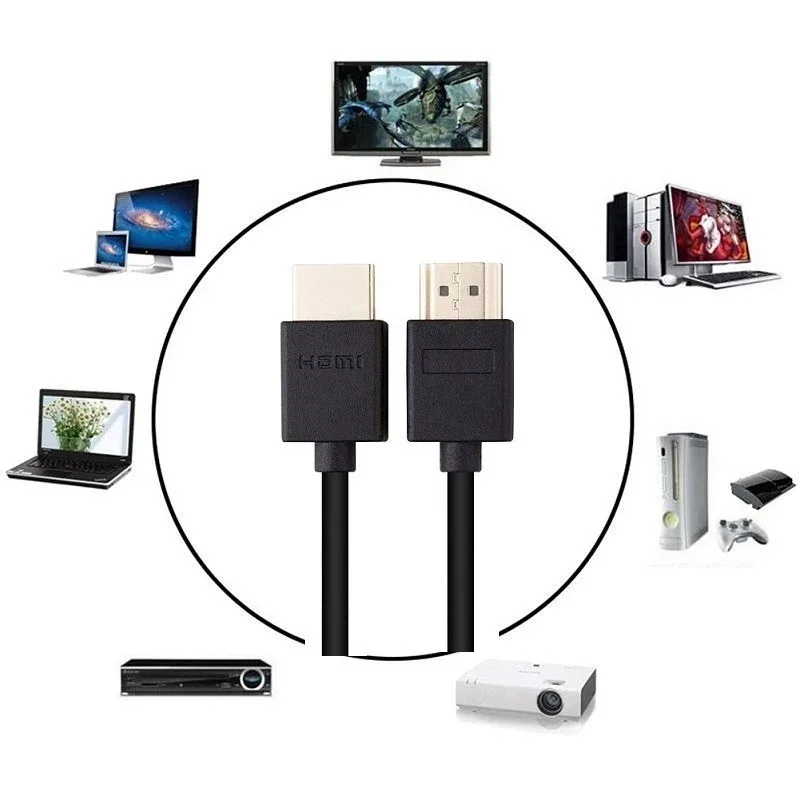 Câble HDMI Haute Vitesse v1.4, Full HD 1080p, Connecteurs Plaqués Or (0,3m - 10m) - Image 5