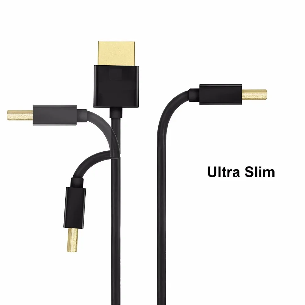 Câble HDMI Haute Vitesse v1.4, Full HD 1080p, Connecteurs Plaqués Or (0,3m - 10m) - Image 2