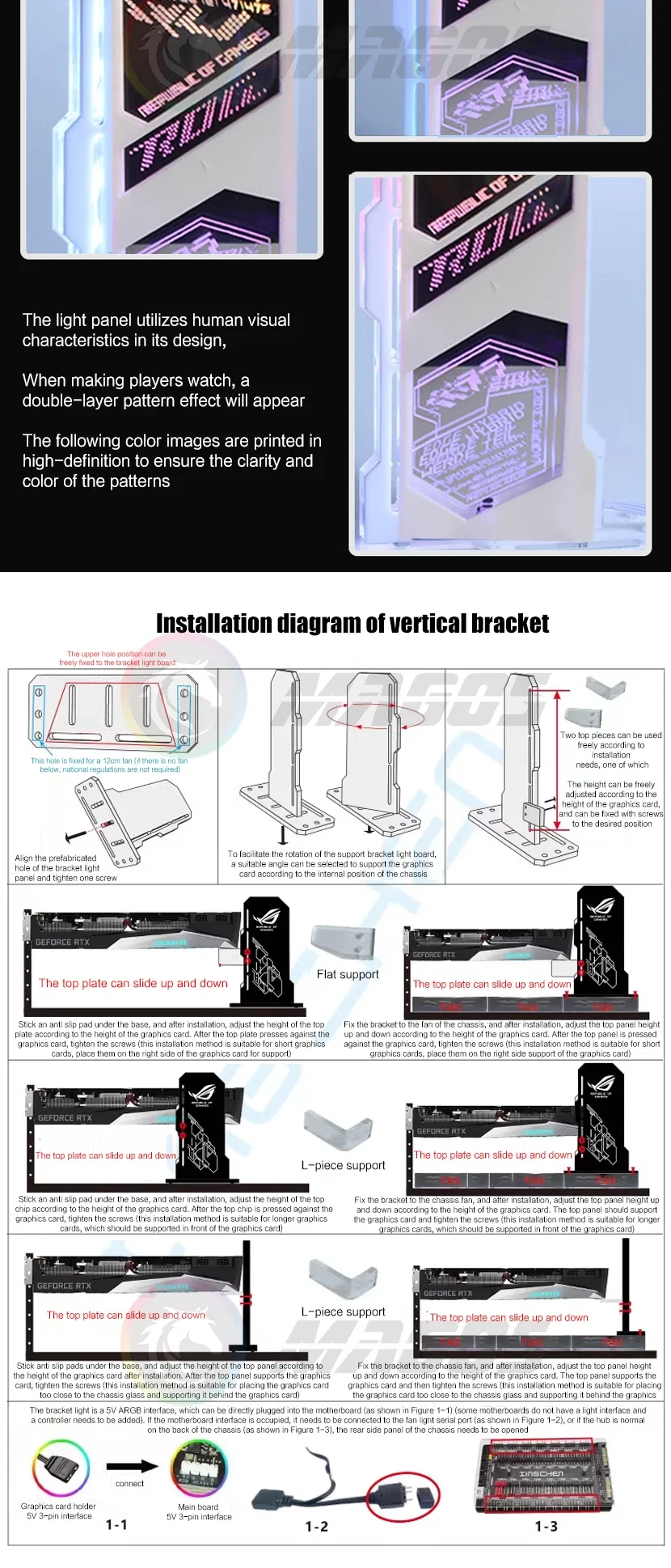 Détails de finition miroir