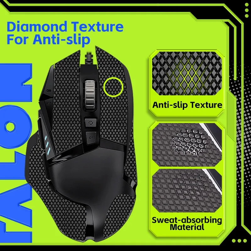 TALONGAMES - Bandes antidérapantes pour Logitech G502 et G502 X PLUS - Image 2