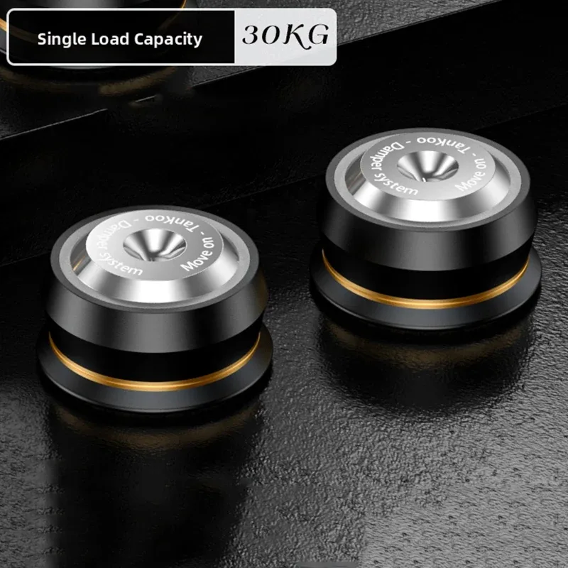 Lot de 4 pointes de découplage pour enceintes et caisson de basses Hi-Fi - Image 1