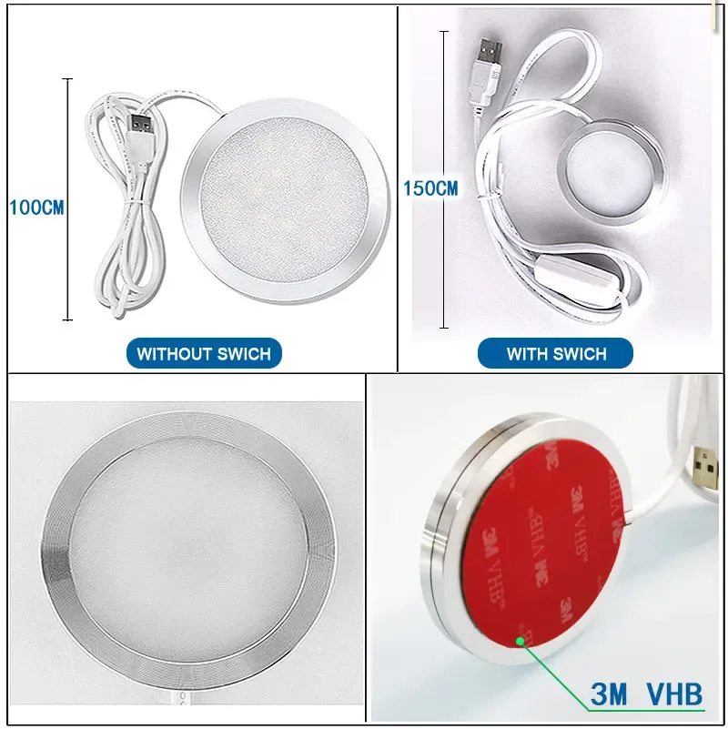 Projecteur LED USB RGB Ultra-plat avec Télécommande pour Vitrine et Cave à Vin - Image 5