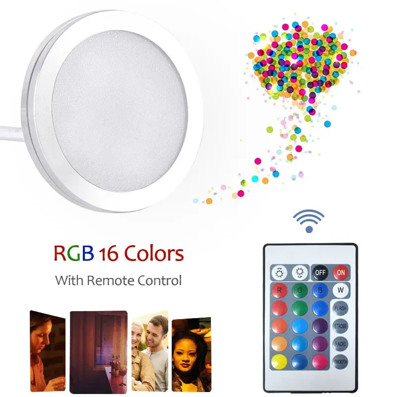 Projecteur LED USB RGB Ultra-plat avec Télécommande pour Vitrine et Cave à Vin - Image 2