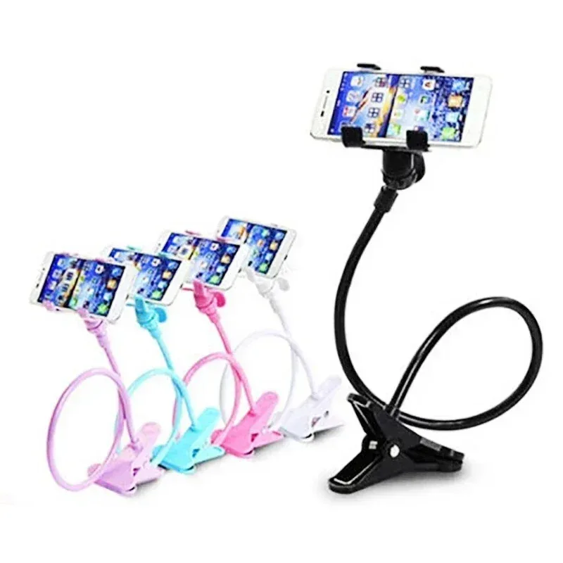 Support de téléphone universel à col de cygne flexible pour lit et bureau - Image 2